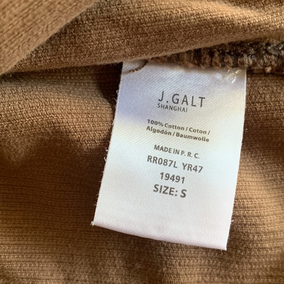 John Galt at Brandy Brown Cord Jacket - Picture 2 of 6